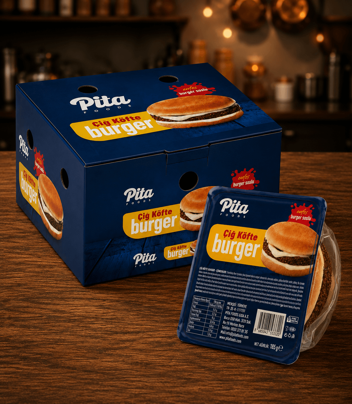 Pita Foods Çiğ Köfte Burger